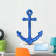 Blue anchor Wall Decal