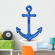 Blue anchor Wall Decal