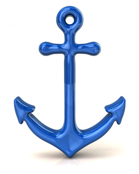 Blue anchor Wall Decal