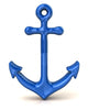 Blue anchor Wall Decal