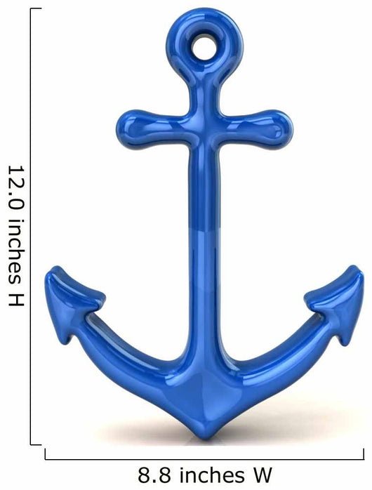 Blue anchor Wall Decal