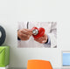 Doctor Holding Heart Wall Decal