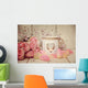 Postkarte Rosen Und Laterne Wall Decal