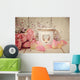 Postkarte Rosen Und Laterne Wall Decal