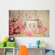 Postkarte Rosen Und Laterne Wall Decal