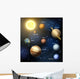 Planets in the solar system Wall Decal