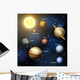 Planets in the solar system Wall Decal