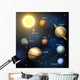 Planets in the solar system Wall Decal