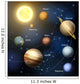 Planets in the solar system Wall Decal