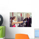 Trainerin im Fitness-center Berat Wall Decal