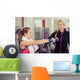 Trainerin im Fitness-center Berat Wall Decal