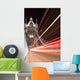 Tower Bridge and car lights trail in London, UK Wall Decal