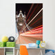 Tower Bridge and car lights trail in London, UK Wall Decal
