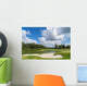 Golf course in the sunlight Wall Decal