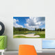 Golf course in the sunlight Wall Decal