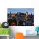 Edinburgh Skyline from Calton Hill at dusk, Scotland, UK Wall Decal