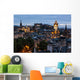 Edinburgh Skyline from Calton Hill at dusk, Scotland, UK Wall Decal