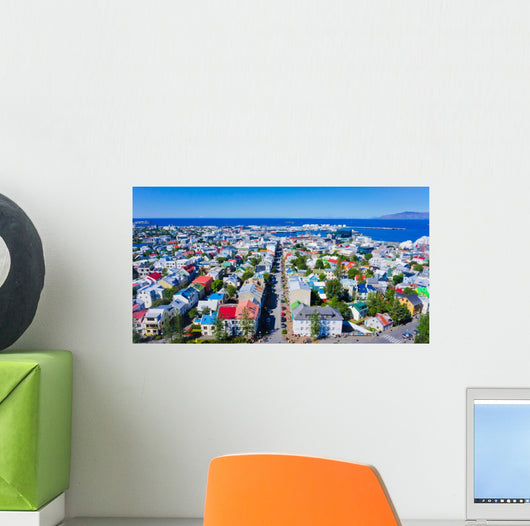 Beautiful Super Wide-angle Aerial Wall Decal