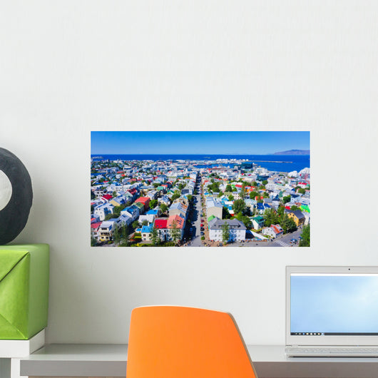 Beautiful Super Wide-angle Aerial Wall Decal