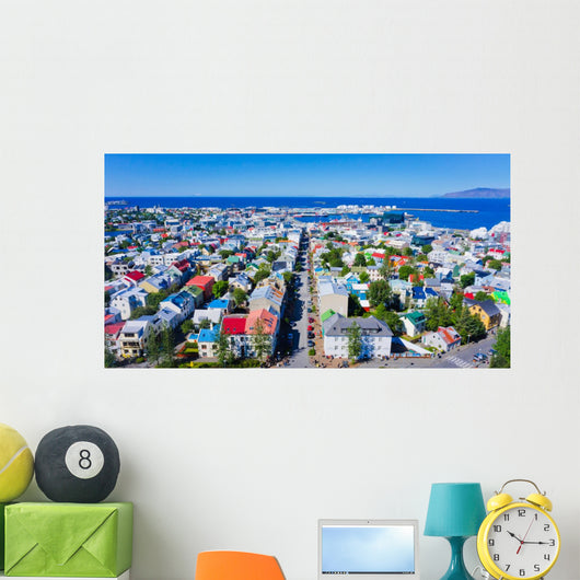 Beautiful Super Wide-angle Aerial Wall Decal