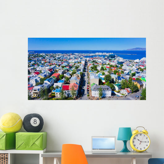 Beautiful Super Wide-angle Aerial Wall Decal