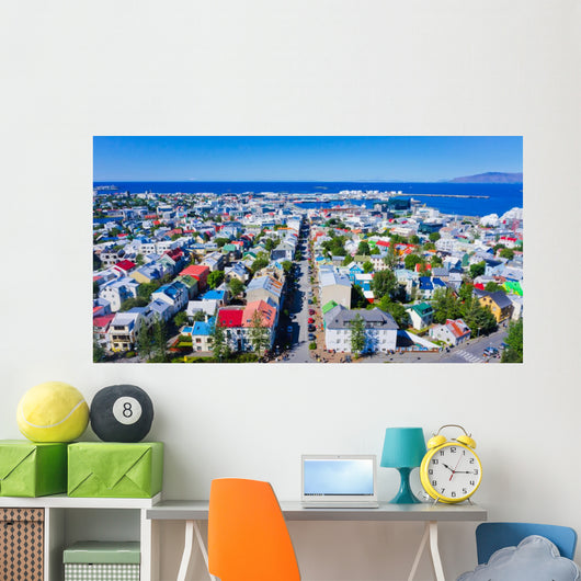 Beautiful Super Wide-angle Aerial Wall Decal