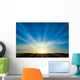 Sun Rising Blue Sky Wall Decal