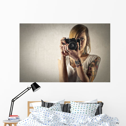 Young Photographer Wall Decal