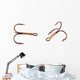 Treble fishing hook (Clipping path) Wall Decal