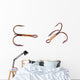 Treble fishing hook (Clipping path) Wall Decal