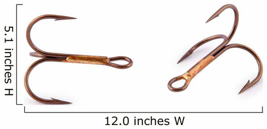 Treble fishing hook (Clipping path) Wall Decal