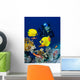Female Scuba Diver Exploring Wall Decal