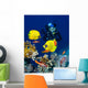 Female Scuba Diver Exploring Wall Decal