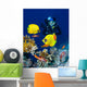 Female Scuba Diver Exploring Wall Decal