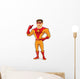 Handsome Superhero Thumb Up Wall Decal