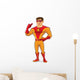 Handsome Superhero Thumb Up Wall Decal
