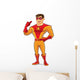Handsome Superhero Thumb Up Wall Decal
