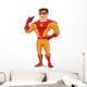 Handsome Superhero Thumb Up Wall Decal