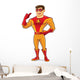 Handsome Superhero Thumb Up Wall Decal