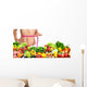 Woman Measuring Her Body Wall Decal