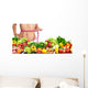 Woman Measuring Her Body Wall Decal