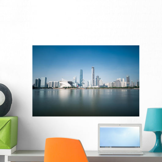 Guangzhou Skyline Daytime Wall Decal