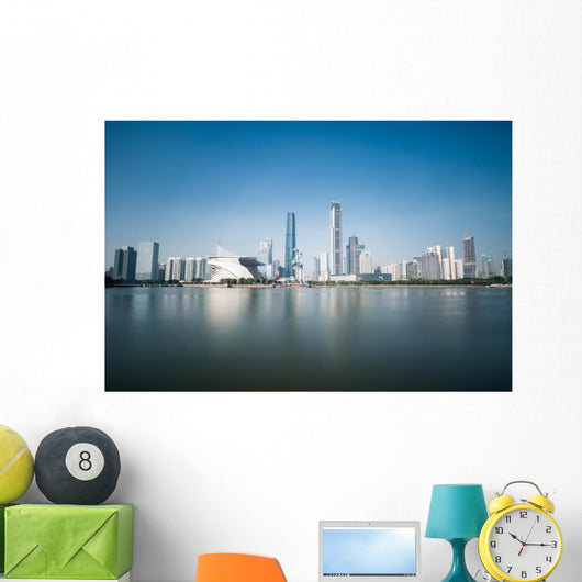 Guangzhou Skyline Daytime Wall Decal