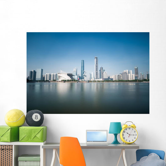Guangzhou Skyline Daytime Wall Decal