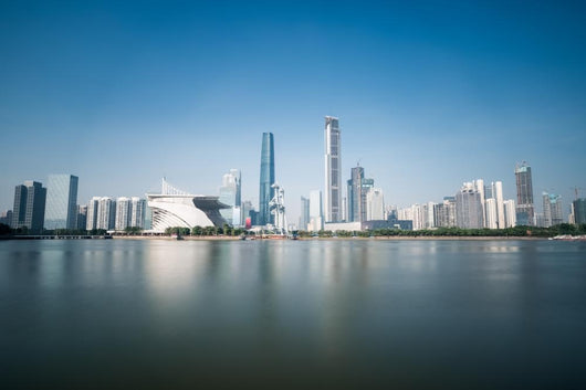 Guangzhou Skyline Daytime Wall Decal