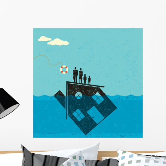 Underwater Mortgage Help Wall Decal