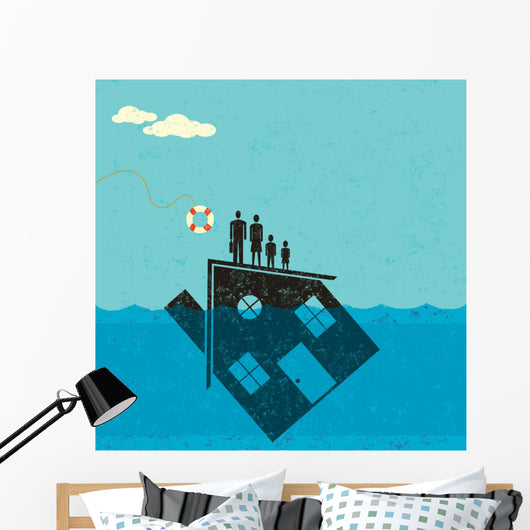 Underwater Mortgage Help Wall Decal