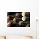 Fancy Dark Chocolate Truffles Wall Decal