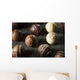 Fancy Dark Chocolate Truffles Wall Decal