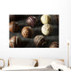 Fancy Dark Chocolate Truffles Wall Decal